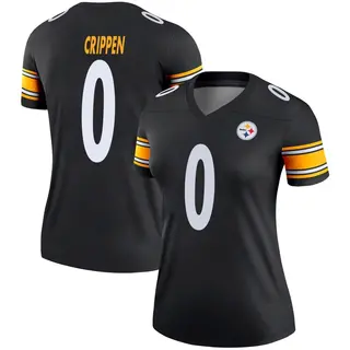 Pittsburgh Steelers Women's Greg Crippen Legend Jersey - Black