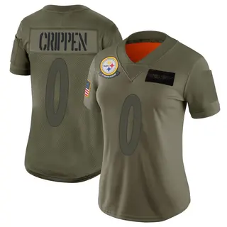 Pittsburgh Steelers Women's Greg Crippen Limited 2019 Salute to Service Jersey - Camo