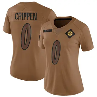 Pittsburgh Steelers Women's Greg Crippen Limited 2023 Salute To Service Jersey - Brown
