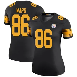 Pittsburgh Steelers Women's Hines Ward Legend Color Rush Jersey - Black