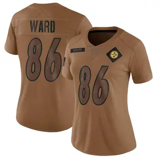 Pittsburgh Steelers Women's Hines Ward Limited 2023 Salute To Service Jersey - Brown