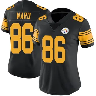 Pittsburgh Steelers Women's Hines Ward Limited Color Rush Jersey - Black