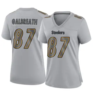 Pittsburgh Steelers Women's JJ Galbreath Game Atmosphere Fashion Jersey - Gray