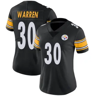 Pittsburgh Steelers Women's Jaylen Warren Limited Team Color Vapor Untouchable Jersey - Black