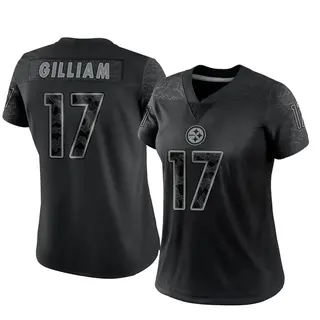 Pittsburgh Steelers Women's Joe Gilliam Limited Reflective Jersey - Black
