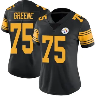Pittsburgh Steelers Women's Joe Greene Limited Color Rush Jersey - Black
