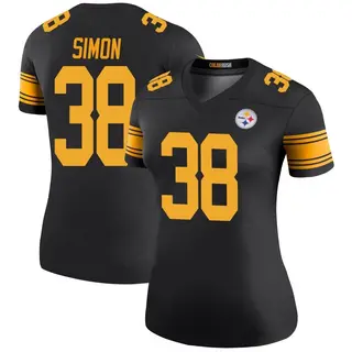 Pittsburgh Steelers Women's John Simon Legend Color Rush Jersey - Black