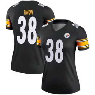 Pittsburgh Steelers Women's John Simon Legend Jersey - Black