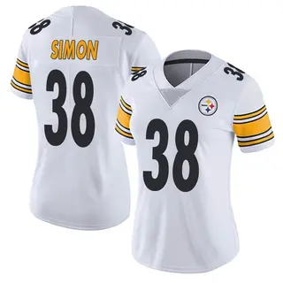 Pittsburgh Steelers Women's John Simon Limited Vapor Untouchable Jersey - White