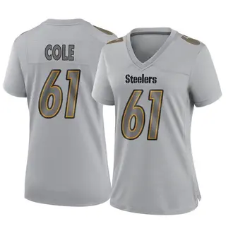 Pittsburgh Steelers Women's Mason Cole Game Atmosphere Fashion Jersey - Gray