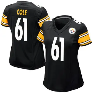 Pittsburgh Steelers Women's Mason Cole Game Team Color Jersey - Black