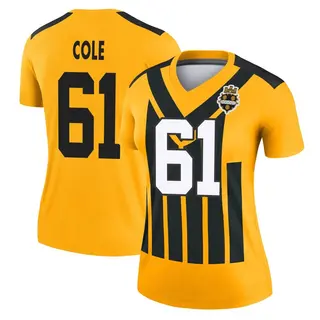 Pittsburgh Steelers Women's Mason Cole Legend Alternate 1933 Throwback Performance Jersey - Gold