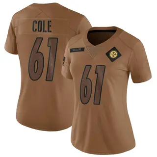 Pittsburgh Steelers Women's Mason Cole Limited 2023 Salute To Service Jersey - Brown