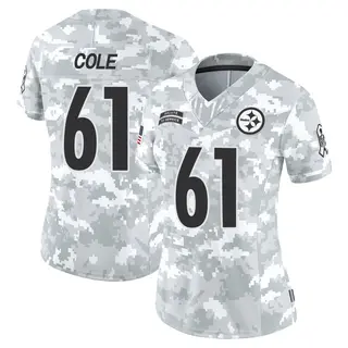 Pittsburgh Steelers Women's Mason Cole Limited 2024 Salute to Service Jersey - Arctic Camo