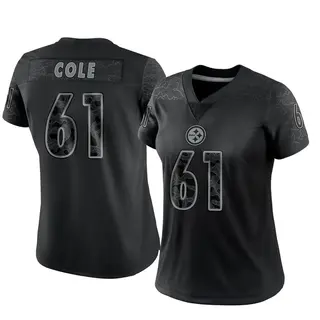 Pittsburgh Steelers Women's Mason Cole Limited Reflective Jersey - Black