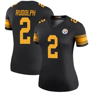 Pittsburgh Steelers Women's Mason Rudolph Legend Color Rush Jersey - Black