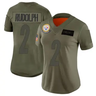 Pittsburgh Steelers Women's Mason Rudolph Limited 2019 Salute to Service Jersey - Camo