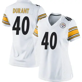 Pittsburgh Steelers Women's Mataeo Durant Game Jersey - White