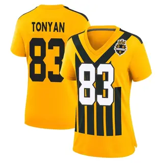 Pittsburgh Steelers Women's Robert Tonyan Game Alternate 1933 Throwback Jersey - Gold