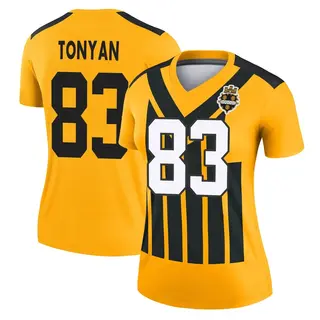 Pittsburgh Steelers Women's Robert Tonyan Legend Alternate 1933 Throwback Performance Jersey - Gold