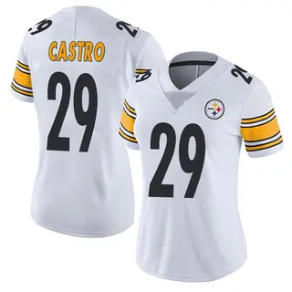 Pittsburgh Steelers Women's Sebastian Castro Limited Vapor Untouchable Jersey - White