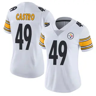 Pittsburgh Steelers Women's Sebastian Castro Limited Vapor Untouchable Jersey - White