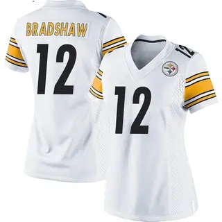 Pittsburgh Steelers Women's Terry Bradshaw Game Jersey - White