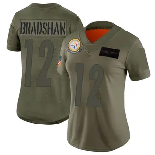 Pittsburgh Steelers Women's Terry Bradshaw Limited 2019 Salute to Service Jersey - Camo