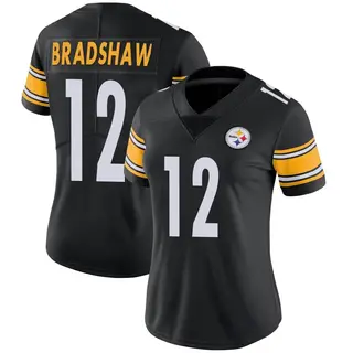 Pittsburgh Steelers Women's Terry Bradshaw Limited Team Color Vapor Untouchable Jersey - Black