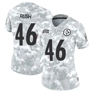 Pittsburgh Steelers Women's Thomas Rush Limited 2024 Salute to Service Jersey - Arctic Camo