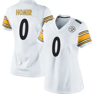 Pittsburgh Steelers Women's Travis Homer Game Jersey - White