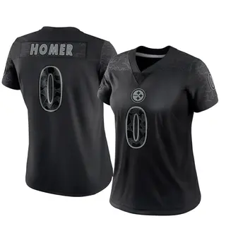 Pittsburgh Steelers Women's Travis Homer Limited Reflective Jersey - Black