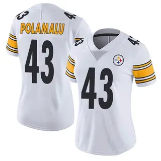 Pittsburgh Steelers Women's Troy Polamalu Limited Vapor Untouchable Jersey - White