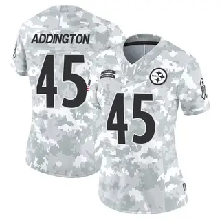 Pittsburgh Steelers Women's Tucker Addington Limited 2024 Salute to Service Jersey - Arctic Camo