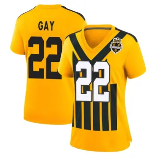 Pittsburgh Steelers Women's William Gay Game Alternate 1933 Throwback Jersey - Gold