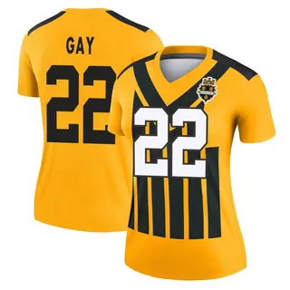 Pittsburgh Steelers Women's William Gay Legend Alternate 1933 Throwback Performance Jersey - Gold