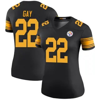 Pittsburgh Steelers Women's William Gay Legend Color Rush Jersey - Black