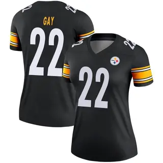 Pittsburgh Steelers Women's William Gay Legend Jersey - Black