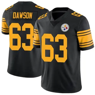 Pittsburgh Steelers Youth Dermontti Dawson Limited Color Rush Jersey - Black