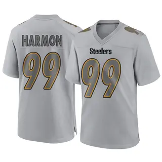 Pittsburgh Steelers Youth Derrick Harmon Game Atmosphere Fashion Jersey - Gray