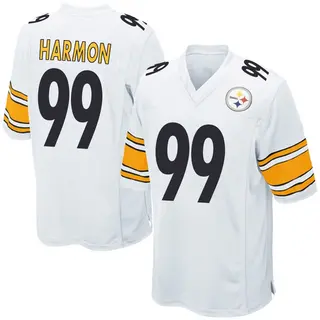 Pittsburgh Steelers Youth Derrick Harmon Game Jersey - White