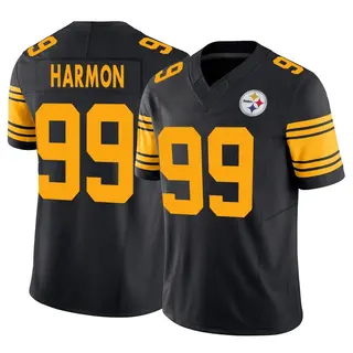 Pittsburgh Steelers Youth Derrick Harmon Limited 2nd Alternate Vapor F.U.S.E. Jersey - Black