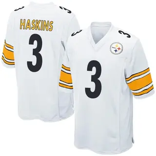 Pittsburgh Steelers Youth Dwayne Haskins Game Jersey - White