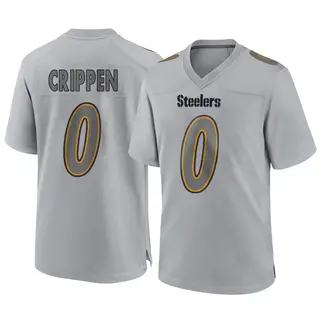 Pittsburgh Steelers Youth Greg Crippen Game Atmosphere Fashion Jersey - Gray