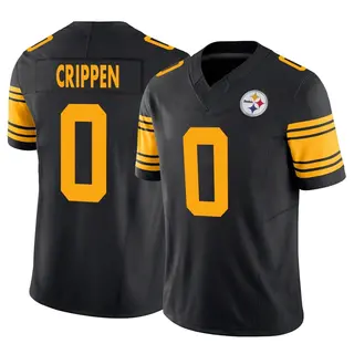 Pittsburgh Steelers Youth Greg Crippen Limited 2nd Alternate Vapor F.U.S.E. Jersey - Black