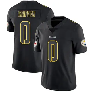 Pittsburgh Steelers Youth Greg Crippen Limited Jersey - Black Impact