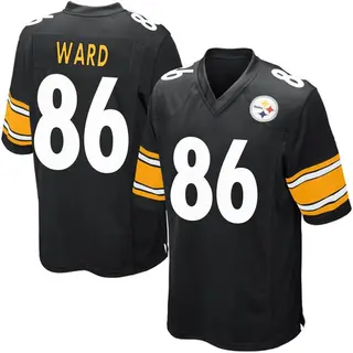 Pittsburgh Steelers Youth Hines Ward Game Team Color Jersey - Black