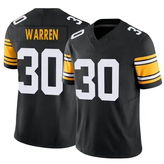 Pittsburgh Steelers Youth Jaylen Warren Limited Alternate Vapor F.U.S.E. Jersey - Black