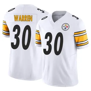 Pittsburgh Steelers Youth Jaylen Warren Limited Vapor F.U.S.E. Jersey - White