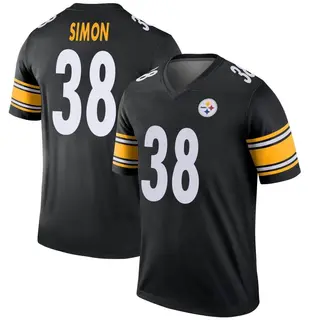 Pittsburgh Steelers Youth John Simon Legend Jersey - Black